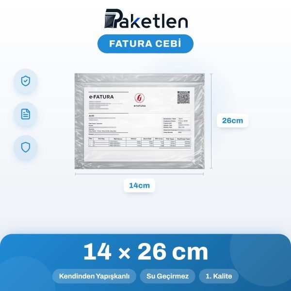 Fatura Cebi 14x26 cm