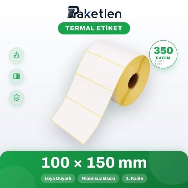 Termal Etiket 100x150 mm